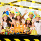 Sratte 148 Pcs Construction Birthday Party Supplies Include 12 Construction Hats, 24 Truck Toys, 12 Vehicle Stickers, 12 Silicon