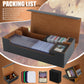 2200+ Mtg Deck Box Leather Magnetic Closure Commander Organiser, Holds 5 Small Deck Boxes, Includes 1 Small Deck Box, 8 Dividers