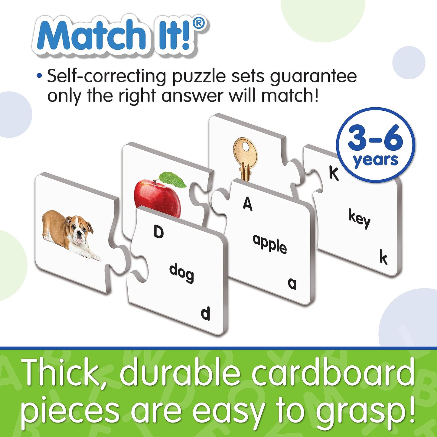 The Learning Journey: Match It! - Abcs - Abc Puzzle, Alphabet Puzzles For 2 Year Olds, Alphabet Puzzles For Kids Ages 3-5, Pre Kindergarten Learning Materials, Award Winning Educational Toys