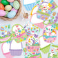 CY2SIDE Easter Basket Scene Stickers - 12 Sets of Easter Theme Basket Stuffers Art Craft Kit for Kids School Activity Make Your