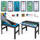 Gymax Multi Game Table 48'', 14 In 1 Combo Game Table W/Basketball, Billiards, Foosball, Ping Pong, Hockey, Shuffleboard, Bowlin