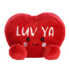 Aurora Adorable Palm Pals Luv Ya Candy Heart Stuffed Animal - Pocket-Sized Play - Collectable Fun - Red 5 Inches