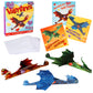 Playhouse Flying Dragons Valentines Day Card Set for Kids, 28 Card Pack & Envelopes - Fold and Fly Paper Airplanes - Great for 