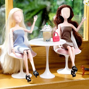 Bencailor 6 Pcs Doll Clothes For Doll, Doll Accessories Summer Tops Swimwear Robe Doll T Shirt Dress Winter Coat Jacke Doll Outf