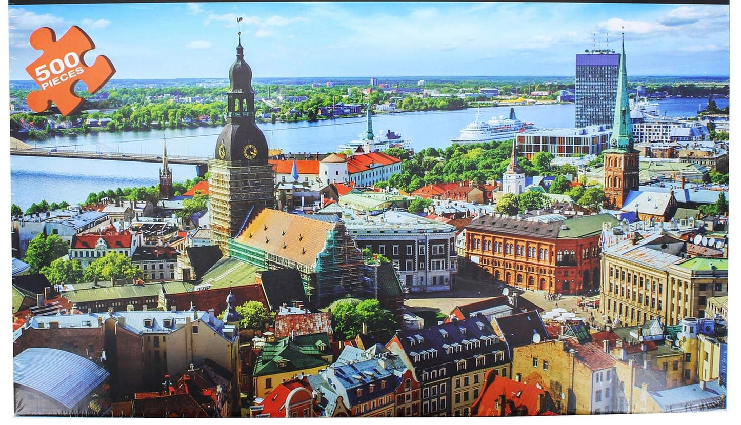 Scenic Spot Of The World Sea Port 500 Piece Jigsaw Puzzle
