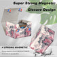Degdfsgr Commander Card Game Storage Box For Tcg Mtg Deck Box Organizer Trading Card Case Magnetic Closure Creative Pattern Up T