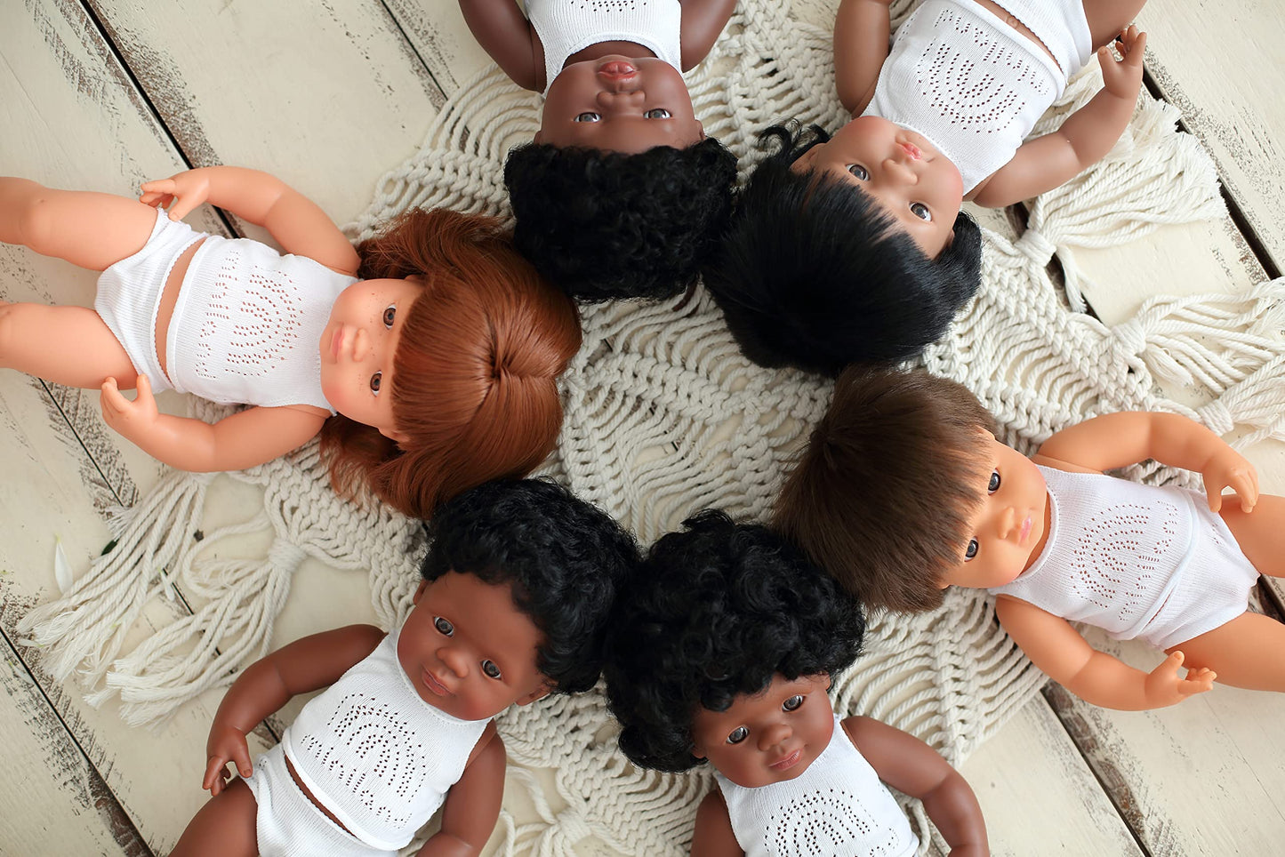 Miniland Doll 15'' African Girl (Box) - Made In Spain, Anatomically Correct, Quality