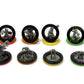 Citadel Black Health & Condition Rings - 80 Pack - Double-Sided Plastic, 30 Conditions, 4 Health Markers - D&D 5th Edition