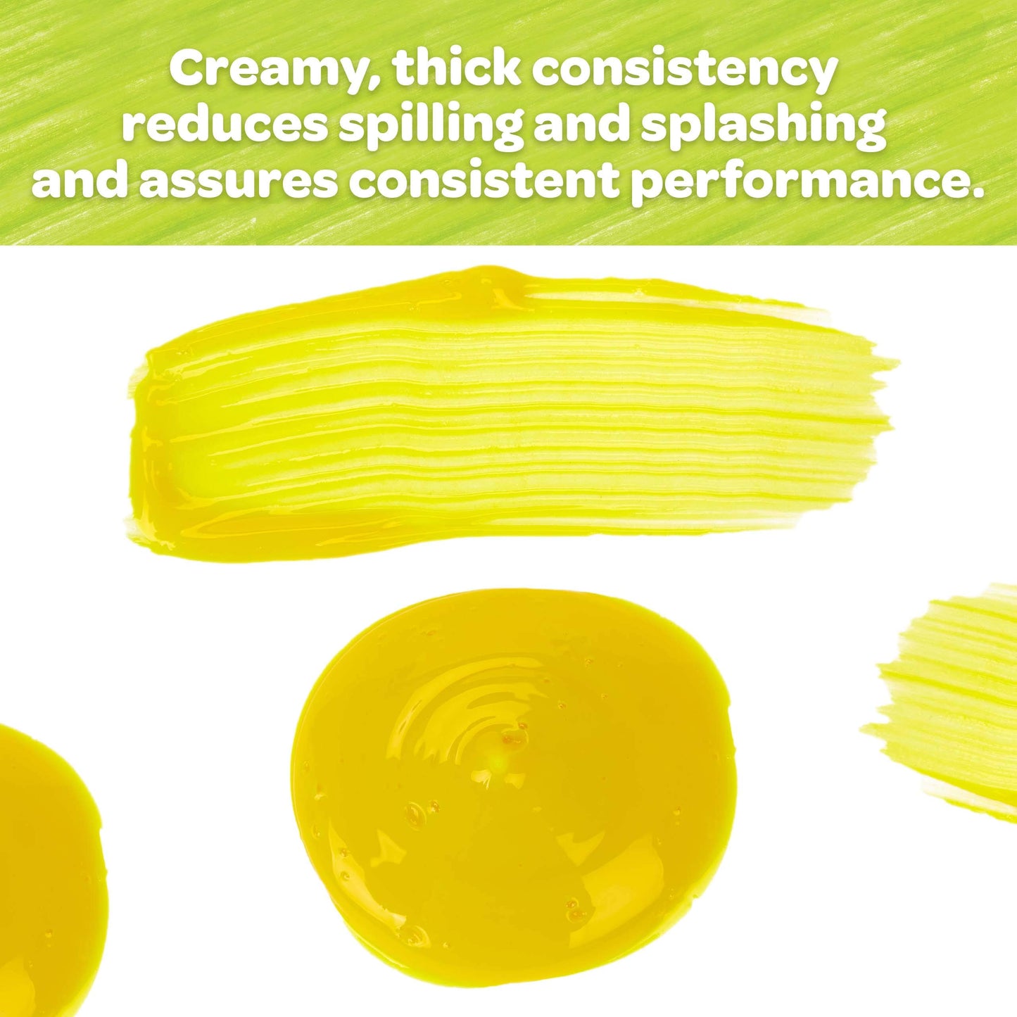 CRAYOLA LLC WASHABLE FINGERPAINT 16OZ YELLOW (Set of 6)