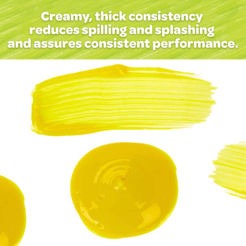 Crayola Washable Finger Paint, Yellow, 16 Ounce, School Painting Supplies, Gifts For Kids, 3, 4, 5, 6