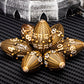 ARUOHHA DND Metal Dice Antique Gold Dragon Egg Dice with Rotating Dragon Egg Shell, Dungeons and Dragons Role Playing Game RPG D
