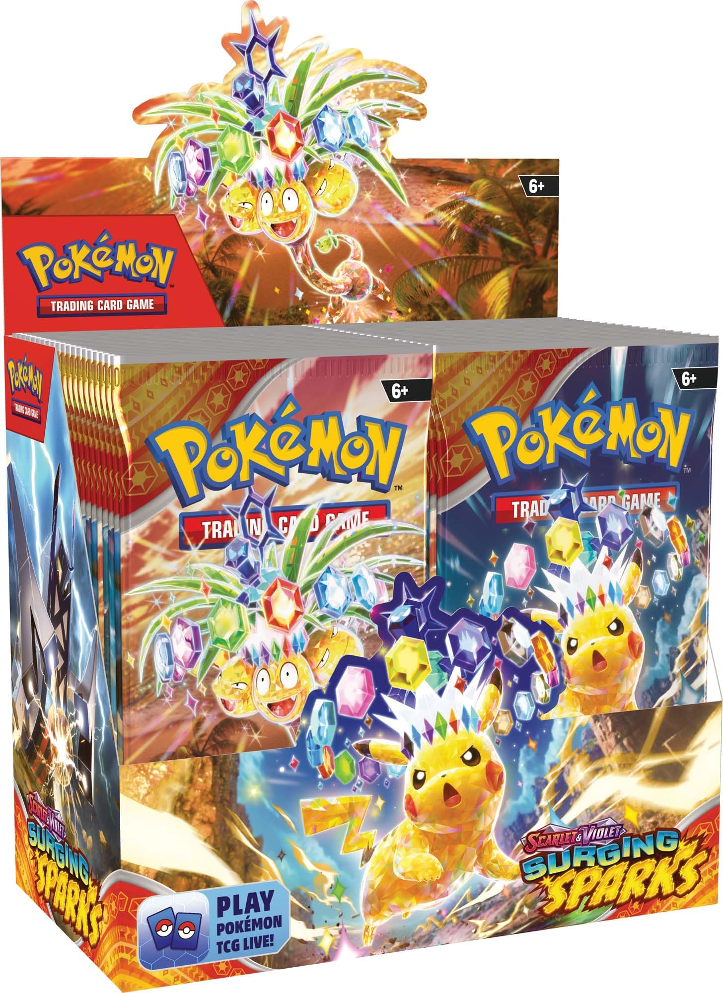 Pok  mon TCG: Scarlet & Violet - Surging Sparks Booster Display Box