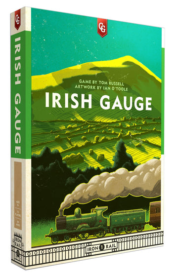 Capstone Games Irish Gauge Strategy Board Game, 3-5 Players, 60 Min Play Time, Large Size, Iron Rail 1, Model CSGIR101