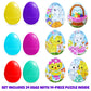 Artcreativity Puzzle Filled Easter Eggs – Set Of 24 Pre-Filled Easter Eggs With Mini Easter Puzzles Inside, Fun Easter Egg Puzzles For Kids, Perfect Easter Basket Fillers & Goodie Bag Stuffers