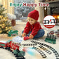 Train Set, Christmas Tree Train Toys For Boys With Smokes, Lights And Sound, Toy Train Set For Under Christmas Tree, Toddler Mod