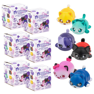 Aphmau Meemeow Mystery Figures – Series 5; Youtube Gaming Channel, Blind Box, 6 Pack Bundle, 8 To Collect, Official Merch