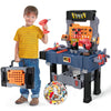 Kids Tool Bench, Kids Tool Set 118 Pieces with Realistic Tools, Electric Drill and Kids Tool Stickers, Toddler Workbench Pretend