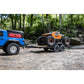 Axial SCX24 Flat Bed Vehicle Trailer with LED Taillights:1/24th, AXI00009
