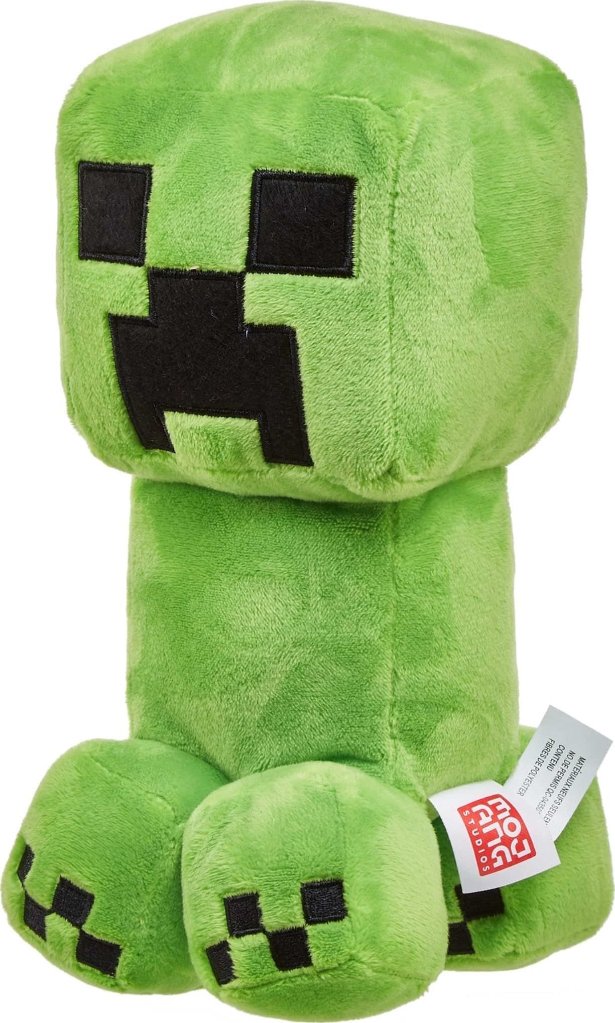 Mattel Minecraft Basic 8-inch Plush Creeper Stuffed Animal Figure  Soft Doll Inspired by Video Game Character