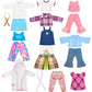 American 18-Inch Doll Clothes, 8 Sets Doll Clothing And Accessories For 18 Inch Doll, Baby Doll Dress Up Toys For Girls Kids
