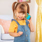Battat Sensory Toys Pretend Phone & Keychain, Light-Up Toddler Toy, Assorted Colors, Model BT4629Z