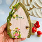 Micro Resin Bees, Dollhouse Miniature Tiny Honey Bees, Terrarium Fairy Garden Cartoon Bees, Mini Micro Landscaping Decoration (5