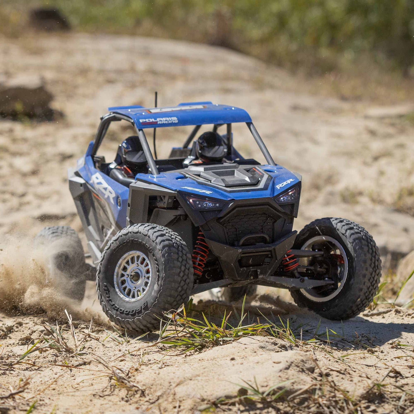 Losi RC Truck 1/10 RZR Rey Brushless 4WD Electric RTR - 24.9" Blue, Model LOS03029T1, Plastic Construction