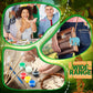Colingmill 24 Set Safari Party Favors Jungle Craft Kits Supplies DIY Safari Jungle Wooden Painting Kit Wooden Coloring Crafts Wi