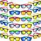 Kids Sunglasses Party Favors, 24Pack Neon Sunglasses with UV400 Protection in Bulk for Kids, Boys and Girls, Great Gift for Birt