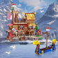 Driveplexpro Viking Pirate Ship Building Blocks, Viking-Themed Building Set House & Ship Model Kit, Classic Toys Creative Constr