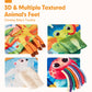 Hahaland Baby Books 0-6 Months - 2 Pcs Sensory Montessori Toys For Babies 0-6 Months With Crinkle Squeaky Sounds, Mirrors, Teethers - Soft Cloth Tummy Time Book Newborn Infant Toys