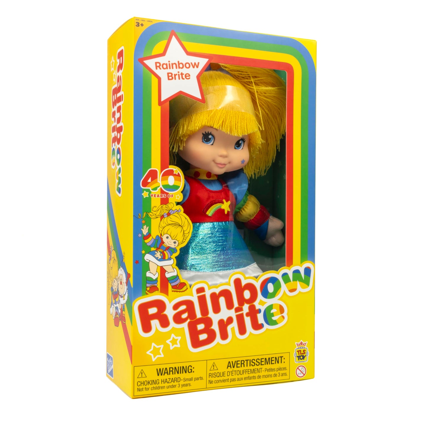 The Loyal Subjects Rainbow Brite Doll - 12-Inch Soft Plush, Multicolored, Model PLSH12RBRAI01