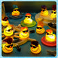 Hydren 50 Pcs Light Up Rubber Ducks - Small Cute Ducks For Boys & Girls - Operation Christmas, Bath, Shower & Pool Party Favors