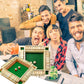 Dc-Beautiful Shut The Box Dice Game, 2-4 Players Classic Board Game For Adults, Wooden Tabletop Game With Dices And Instruction,