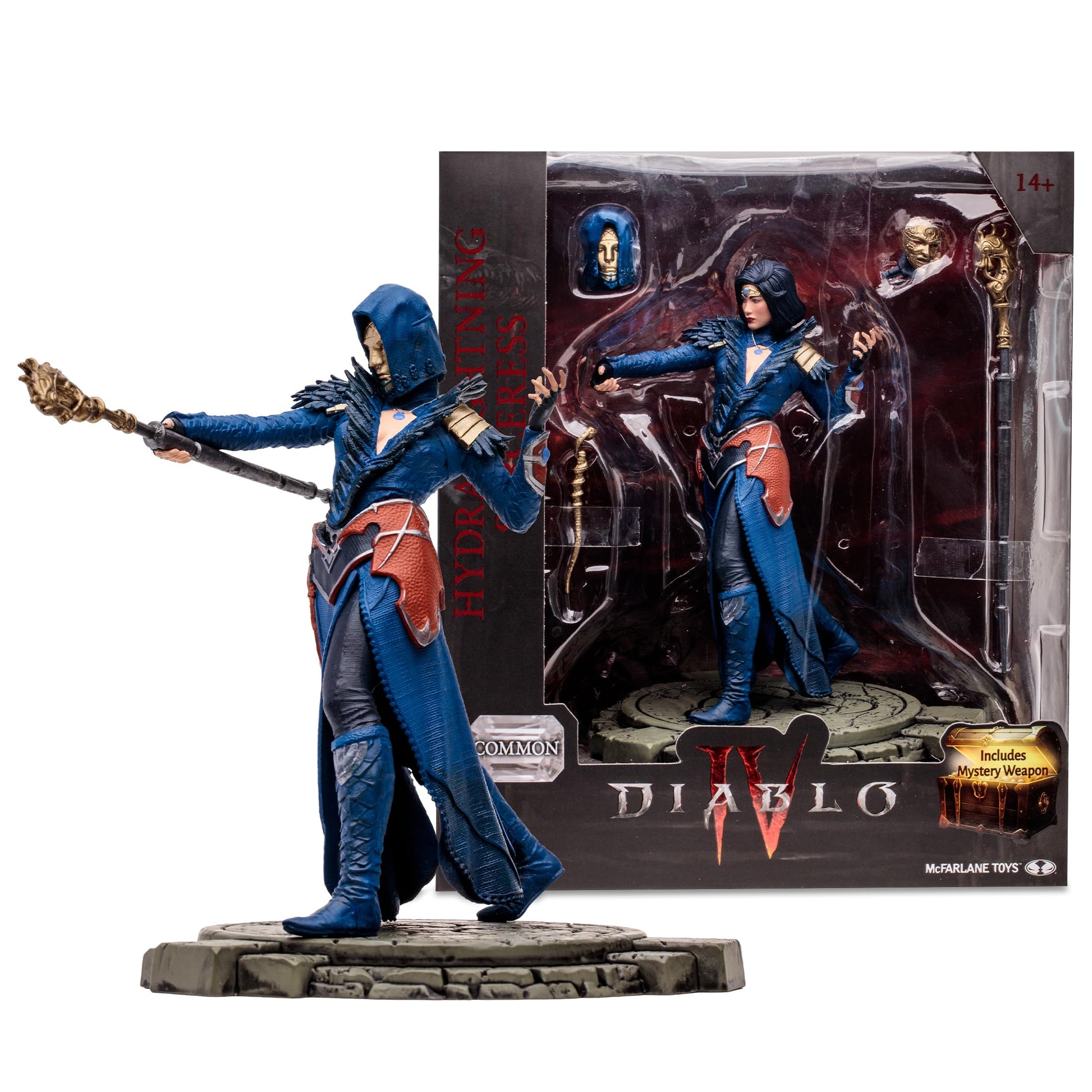 McFarlane Toys - Diablo IV Hydra Lightning Sorceress (Common) 1:12 Scale Posed Figure
