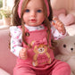 BABESIDE 20inch Realistic Reborn Baby Dolls with Poseable Limbs Rooted Hair
