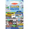 Melissa & Doug Take-Along Magnetic Jigsaw Puzzles Travel Toy Vehicles (2 15-Piece Puzzles)