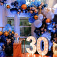 Partywoo Blue And Silver Balloons, 100 Pcs Metallic Blue And Metallic Silver Balloons Different Sizes Pack Of 18 Inch 12 Inch 10 Inch 5 Inch For Balloon Garland Or Balloon Arch As Party Decorations