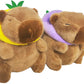 Gjlzfwbx Capybara Plush Toy, 8 Inch Capybara Stuffed Animal Christmas Birthday Valentine'S Day Gifts For Kids Girl Friends(Pinea
