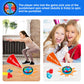 Iyuepeng 16Pcs Tetra Balance Tower Drop Game Fun Stacking Blocks With Storage Box & Wheel Spinner Balancing Interactive Board Ga