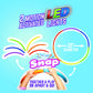 Geospace Led Light Up Snap & Go Multi Color 6 Piece Hula Hoop Toy For Kids Great For Exercise, Birthday Parties (Single Pack) No