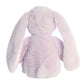 Aurora Vibrant Spring Gingham Bunny Stuffed Animal - Decorative Companion - Endless Fun - Lavender 9 Inches