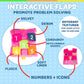 Buckle Toys - Bella Square - Learning Activity Game - Develop Motor Skills And Problem Solving - Travel Essential For Toddlers 1-3
