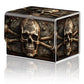 DEGDFSGR for TCG MTG Card Game Storage Box Organizer Trading Card Case Commander Deck Box Magnetic Closure Creative Pattern Up to 200 Cards  Pirate Skull Crossbones
