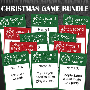 Foilswirl Valentine Party Games 5 Second Game, 72 Cards And 5 Second Hourglass Family Card Game Night With Galentine Family Frie