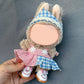 Clothes for Doll(NO Doll Included)  15/17cm Doll Clothes Set for Doll Outfit Accessories for Dolls(Plaid Dress)