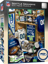 MasterPieces Game Day 500 Piece Jigsaw Puzzle for Adults - NFL Seattle Seahawks Locker Room - 15x21