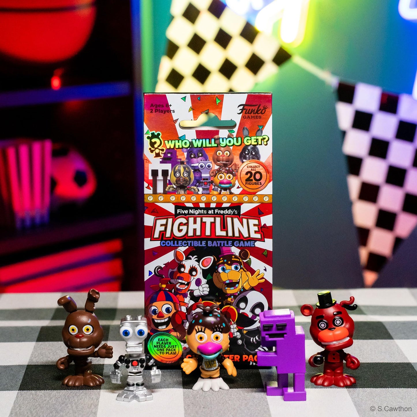 Funko Five Nights at Freddy's FightLine Character Pack - Collectible Game Expansion for 2 Players, Ages 6+ - Multicolor