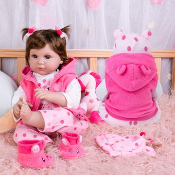 Aori Reborn Baby Dolls Clothes - Outfit Clothing Accessories For 20-24 Inch Lifelike Newborn Baby Dolls