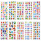 24 Sheets(300+) 3D Puffy Stickers For Toddlers Kids, Bulk Preschool Sticker Sheets For Reward, Craft, Scrapbooking (Number And L